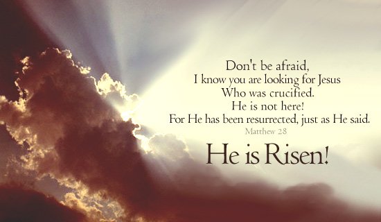_HMI_'s tweet photo. "He is not here: for he is risen, as he said. Come, see the place where the Lord lay." He is Risen! Have a Blessed Easter! https://t.co/sNotnblXbZ