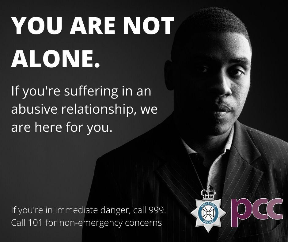 wiltshirepolice's tweet photo. You're not alone.
We’re committed to the safety of victims and children experiencing domestic abuse during this unusual time.
There are many ways to access help too: Swindon’s Women’s Aid – 01793 610610; Splitz - 01225 775 276 or National Domestic Abuse Helpline 0808 2000 247. https://t.co/WMjwowmiUQ