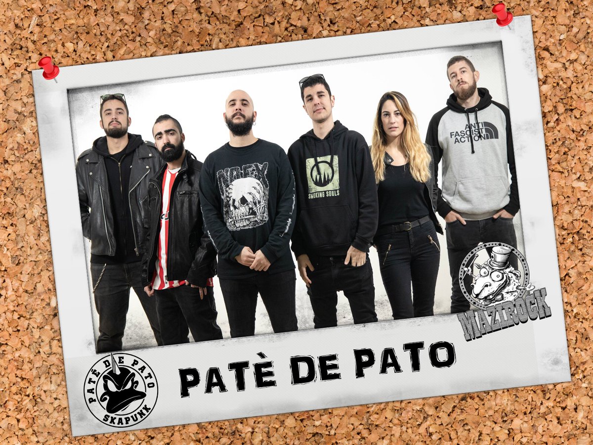 La primera confirmación de la siguiente edición del MaziRock viene de la mano de los grandísimos Paté de Pato.

Qué ganas de veros en nuestro escenario 🤟🏽🤟🏽