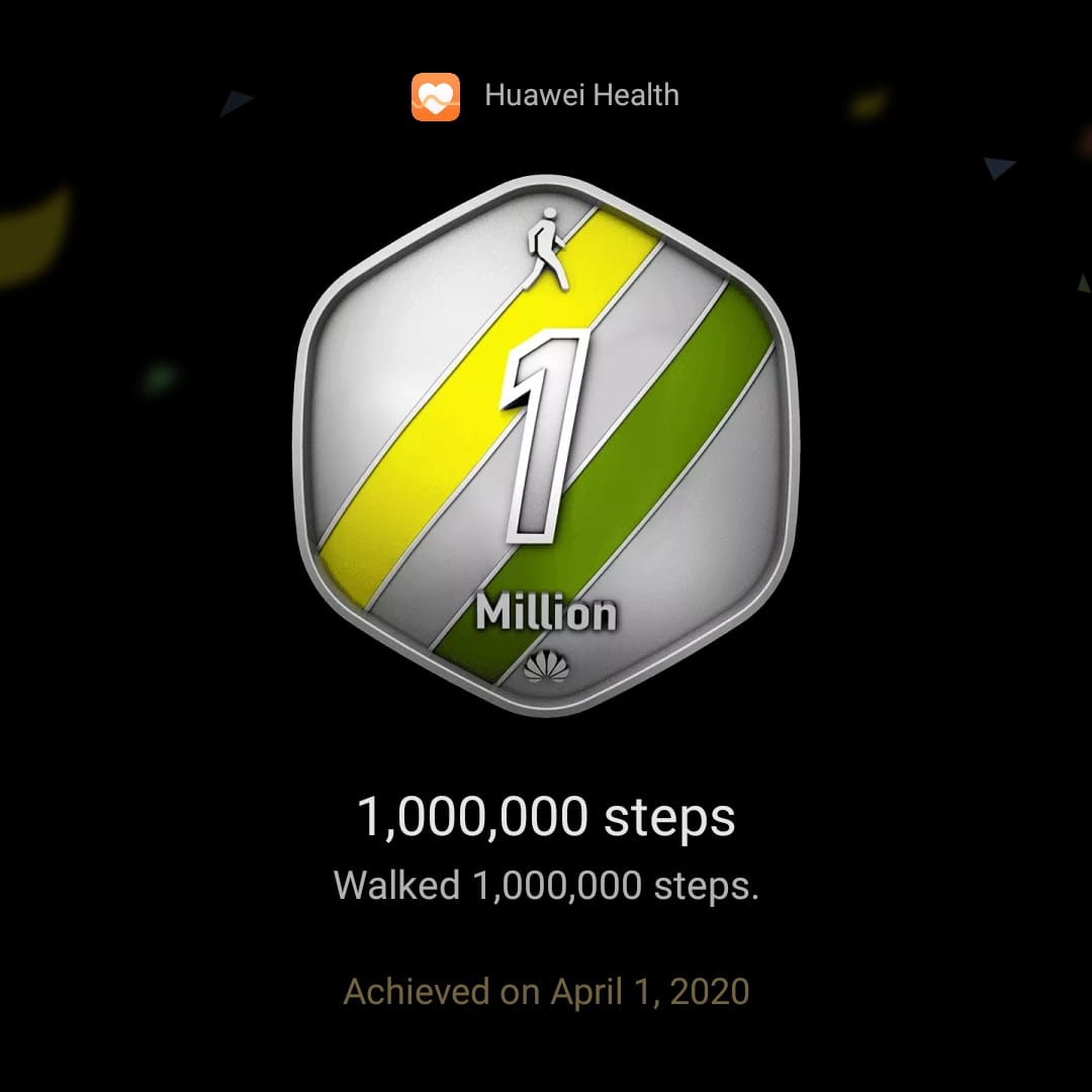 HasanAlsayah's tweet photo. هذا اذا قالك مشوار الالف ميل يبدأ بخطوه
1 000 000 STEP
مليون خطوه
#HONORMAGICWATCH2
#HUAWEIHEALTHAPP
#HONOR https://t.co/EpCLp5OccY https://t.co/TNG1enHShO