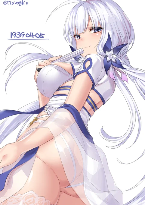 色々過ぎちゃったし本当にぱんつなのか怪しいけど置いとく #イラストリアス進水日 #アズールレーン #しゅうまつぱんつ 