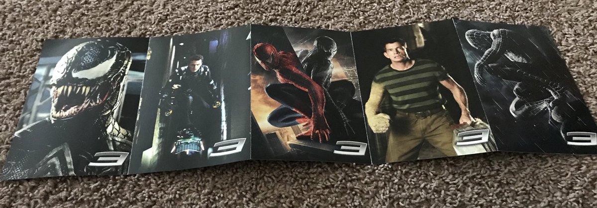 One of my kids found a set of postcards in a Spider-Man 3 DVD case and I have several questions