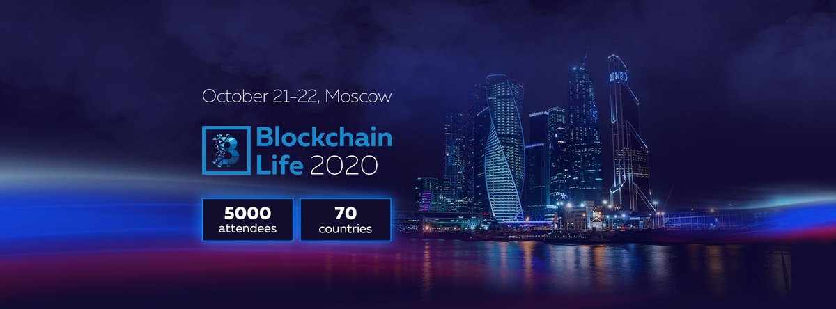 Biznesbookspace's tweet photo. Blockchain Life 2020 Moscow
Скидка  до 92% на билет
https://t.co/riZIbDdM9E

#biznesbook #бизнесбук #бизнес #продвижениебизнеса #стартап #развитиебизнеса https://t.co/DeMJhKslWi