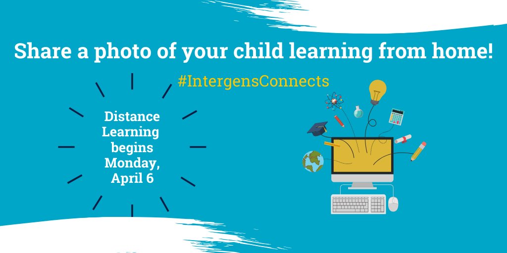 NearWestSchool's tweet photo. We can't wait to see all of our students connecting from their home! Share a photo of your child on their first day of learning remotely by commenting below or posting using #IntergensConnect

For more information on Distance Learning: https://t.co/3a77KCXTnK https://t.co/nqxHQUvF3T