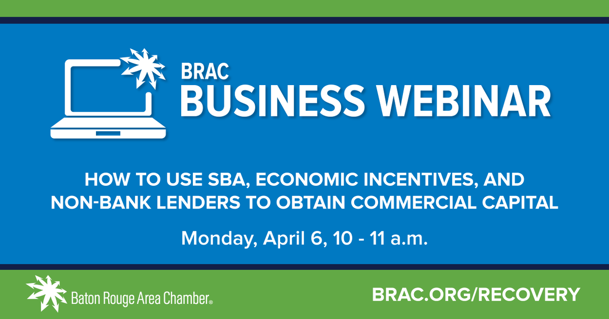 gbrpartnership's tweet photo. Join us tomorrow, April 6, at 10 am for a BRAC Business Webinar on how you can use SBA, economic incentives, and non-bank lenders to obtain capital. Register: https://t.co/hkoJjMS5Xs. https://t.co/ZOH3cZGltJ