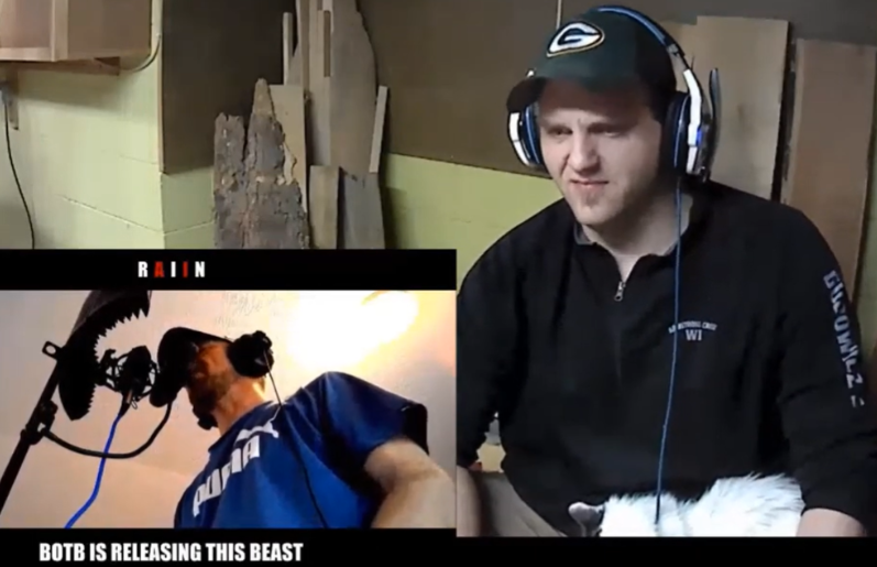GNTReacts's tweet photo. #BotBMusic Reactor Sunday's #Wigglez reaction to the #BotBCypher had him throwing his headphones. Come check out why :) https://t.co/e6MEDmDXsB https://t.co/R7UxhK8zaa