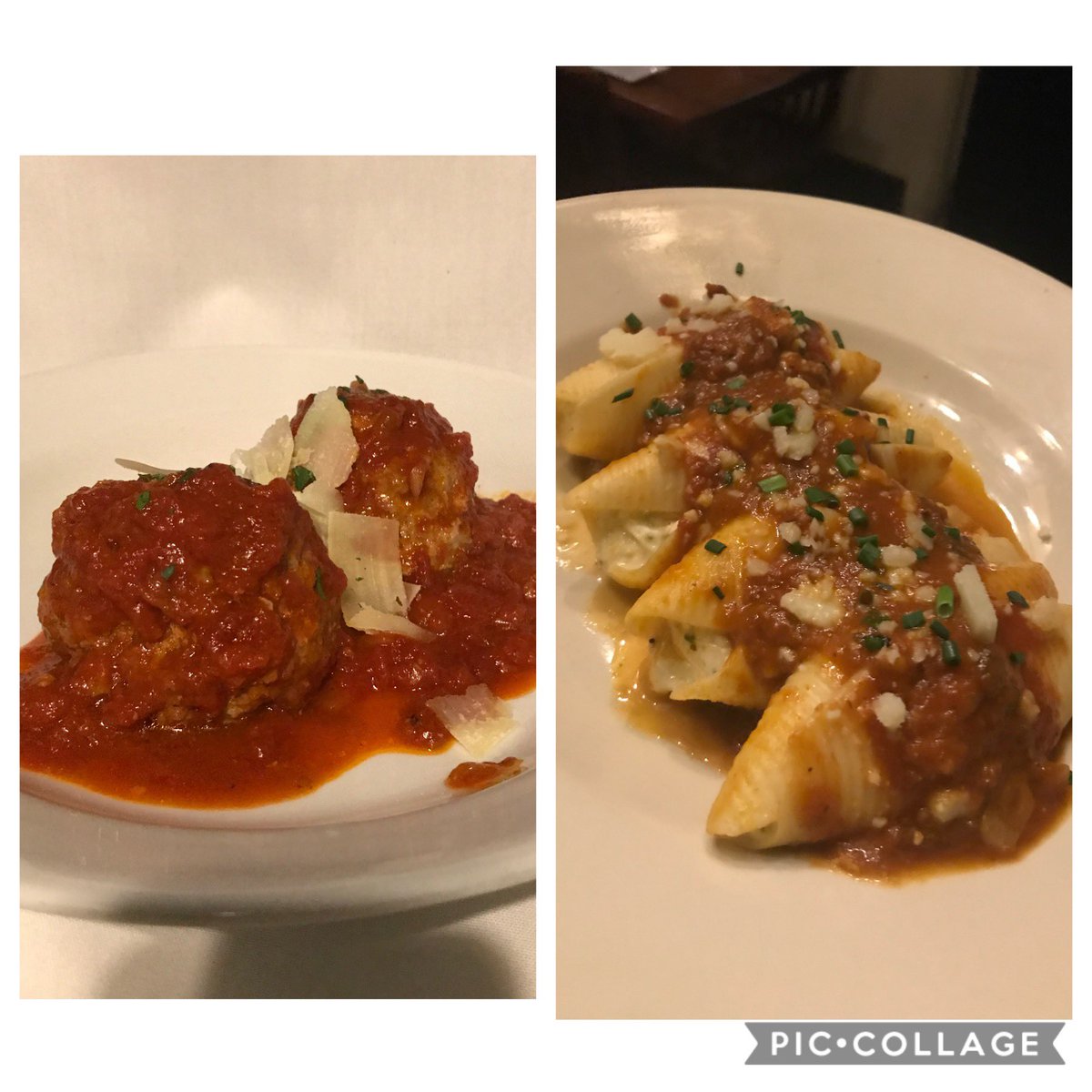 danssteakhouse's tweet photo. SUNDAY ITALIAN DINNER! 8 Stuffed Shells with 2 Meatballs for $20 // or 2 large orders of pasta with Meatballs for $15! #italiannight #takeout #curbsidepickup #covidcooking #familydinner #redbanknj #midfletownnj #monmouthcounty  #supportsmallbusiness https://t.co/JIXB1pgv7D