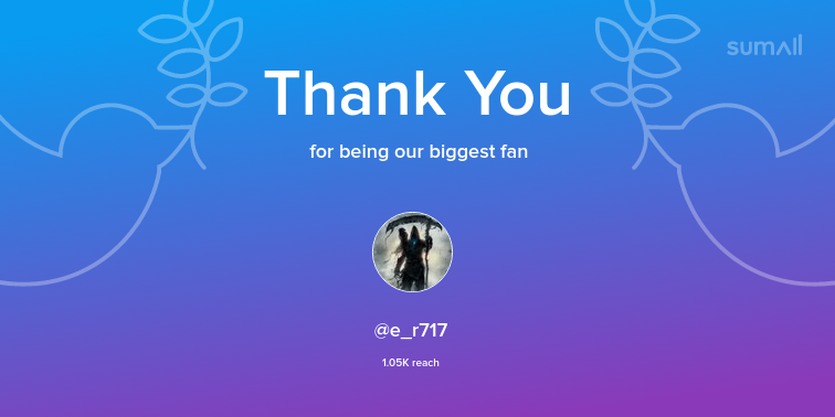 MrHulbs's tweet photo. Our biggest fans this week: e_r717. Thank you! via https://t.co/3f98ShxhUc https://t.co/qjtozFyPKP