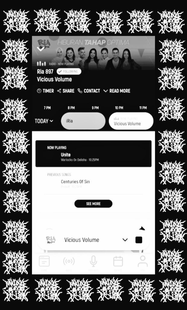 xFALLENxZOMBIEx's tweet photo. Warlocks Ov Delisha - Unite
On VICIOUS VOLUME Ria89.7fm
#ViciousVolume #Ria897fm #BrotherBo #BoSkullbanger
#WarlocksOvDelisha #BlackendPowerViolence #Fastcore https://t.co/PMfzv1dG7u