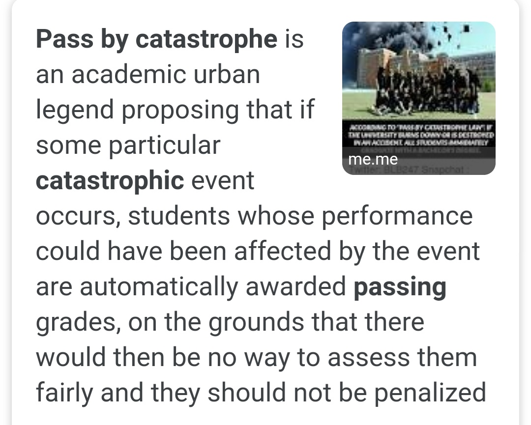 Sarmad_asif's tweet photo. Just wondering why "Pass by catastrophic rule" is not applied in this pandemic situation 🤷‍♂️
#WeRejectOnlineClasses
#werejectonlineedu
#COVID2019 https://t.co/pWR44NdAAI
