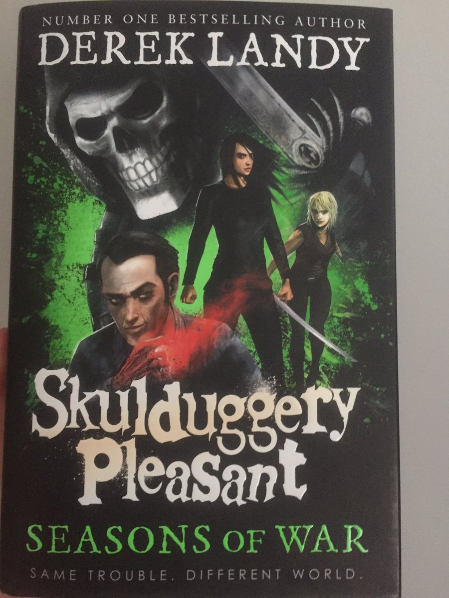 CaissionD's tweet photo. It has arrived 🎉 I am very excited to read the next adventures of Skulduggery and Valkyrie!!!#skulduggeryplesant #sp13 https://t.co/62QFYJCu6G