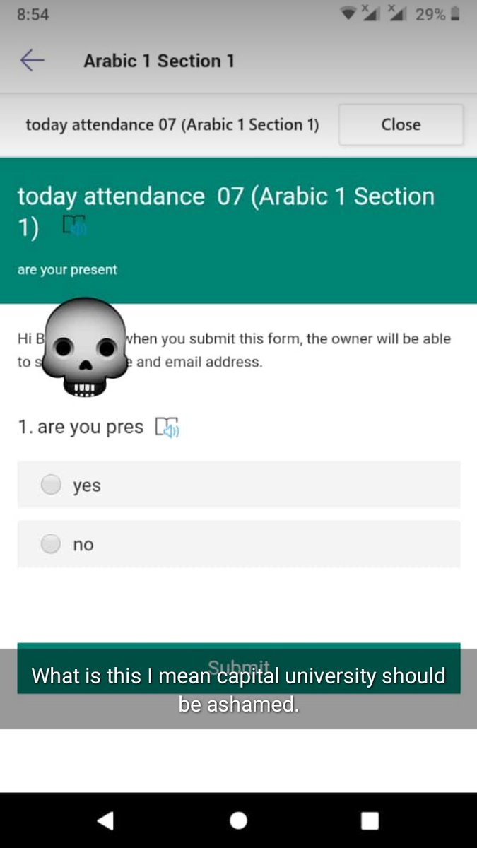 Siremuhammad's tweet photo. This is the example of 3rd class pathetic tactics that are being implemented by universities to stop the bycott of students.
Taking attendece as an assignment. Cust administration has a satanic soul.
#WeRejectOnlineClasses
#CustMafia
#No2ndinstallmentcust
#werejectonlineedu https://t.co/z3E3mYPwL0
