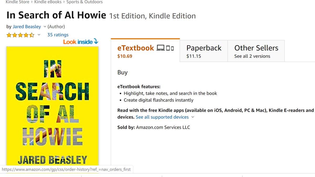 DbJared's tweet photo. While we are all running around our living rooms; take a look at a runner who crossed continents in record time on fish 'n chips and beer. #AlHowie IN SEARCH OF
Kindle - instant delivery (no handwashing needed) https://t.co/gjUkwyteMr