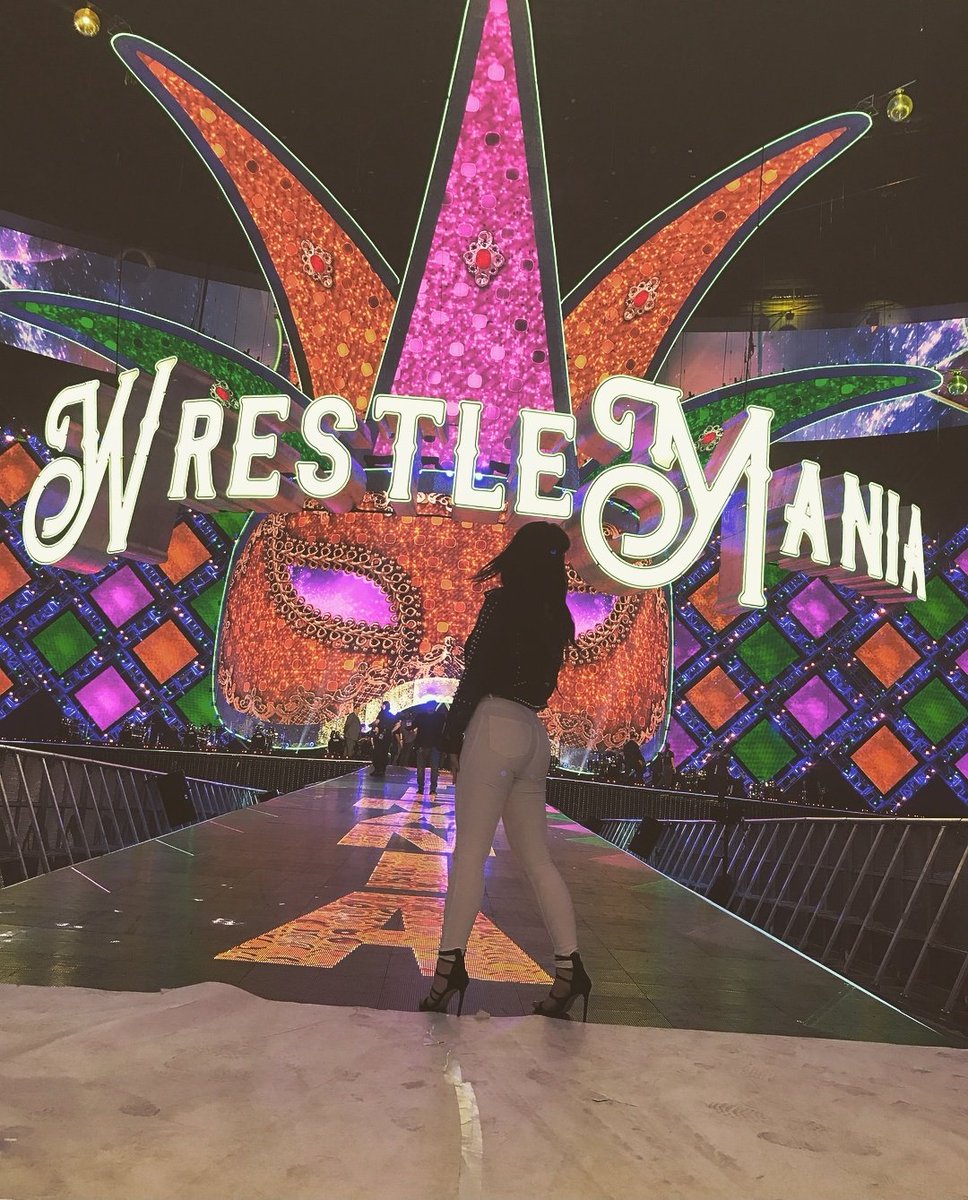 You know I always remember this Wrestlemania like it was yesterday, even though times were rough then my mum took me to #WrestleMania34 to see my father perform for the Intercontinental Championship and even took me to #WrestleMania35 to watch my father beat Brock -