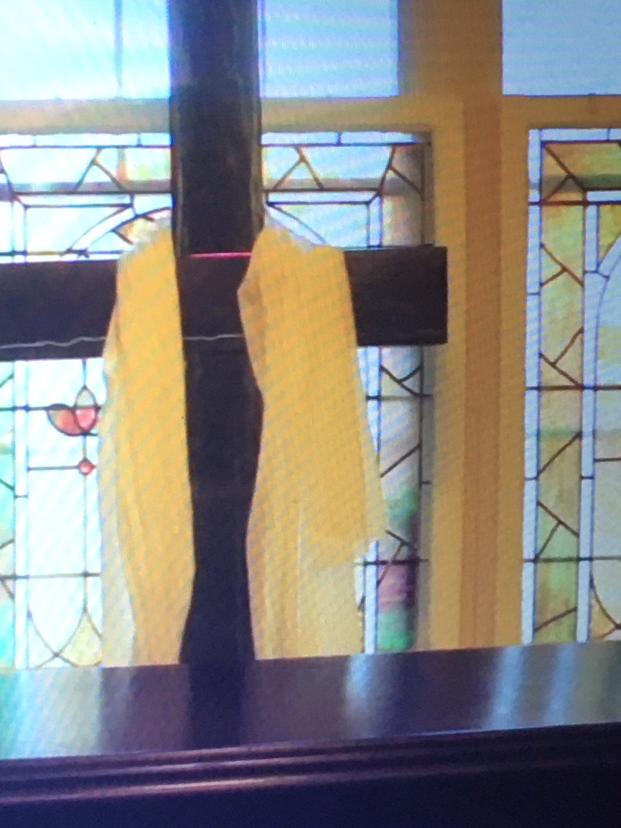 Love how our <a href="/FBCArkadelphia/">FBC Arkadelphia</a> church is still gathering. This #PalmSunday2020 we still had the children waving palm branches! ✝️🌿