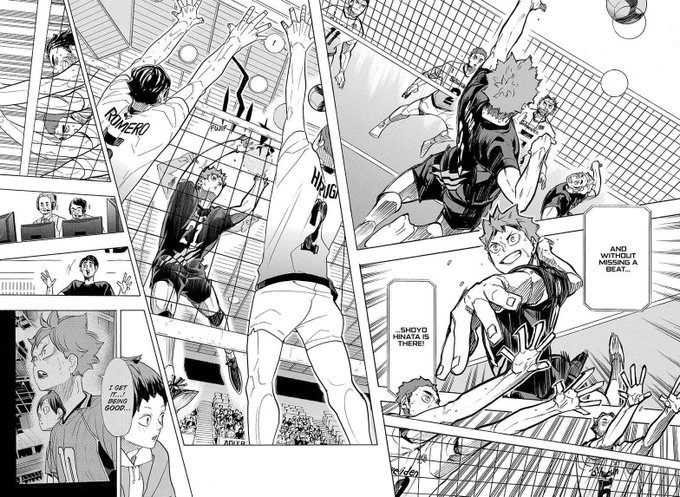 Ang ganda ng pasok ng timeskip sa Haikyuu!!!!?!!?! Final arc na sa 380+ chaps ng manga pero SUPER HYPE PARIN ANG VB PLAYS AAAAA PLUS Hinata's Character Devt?? SOLID!!!!!

FURUDATE HARUICHI RLLY BE DOING GOD'S WORK EVERY SINGLE TIME!!! ?? Kaexcite pag na-animate na to HOO ?? 