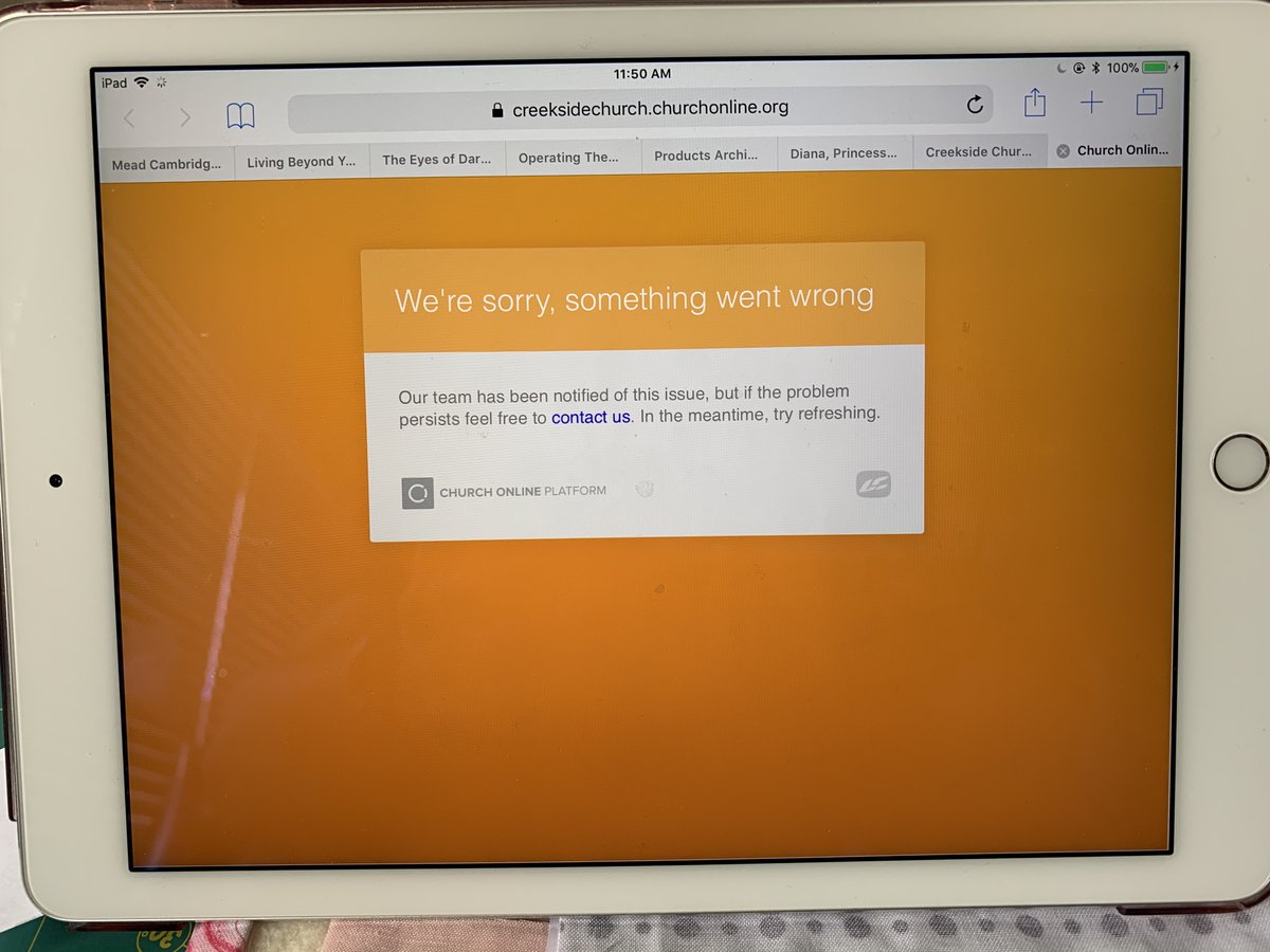 pscjwilliams's tweet photo. @COPlatform We've had a few people get this screen. https://t.co/ALf20oQ6Ce