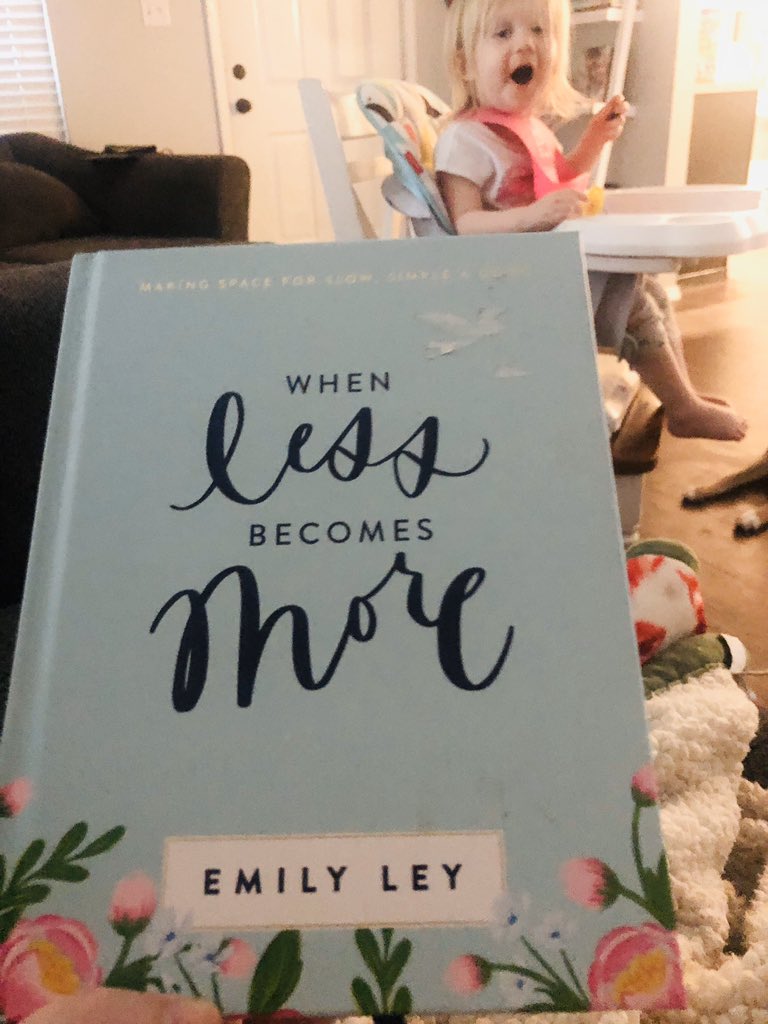 ToriDennie's tweet photo. Sharpening my saw today with a good book! I would highly recommend it! 🌸
@EmilyLey #whenlessismore #rest https://t.co/uTcKHVPYuf