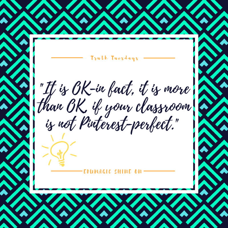 _hsansom's tweet photo. #edumagicians, don't fall into the trap of a #pinterestperfect #classroom! Remember, it is not only yours. It is for your #students. #edumagicnt #truthtuesdays @SFecich @hturk139 @GibsonKL1 #newteachertribe #ntchat #classroomorganization #classroomlayout https://t.co/89nAbXcvVB