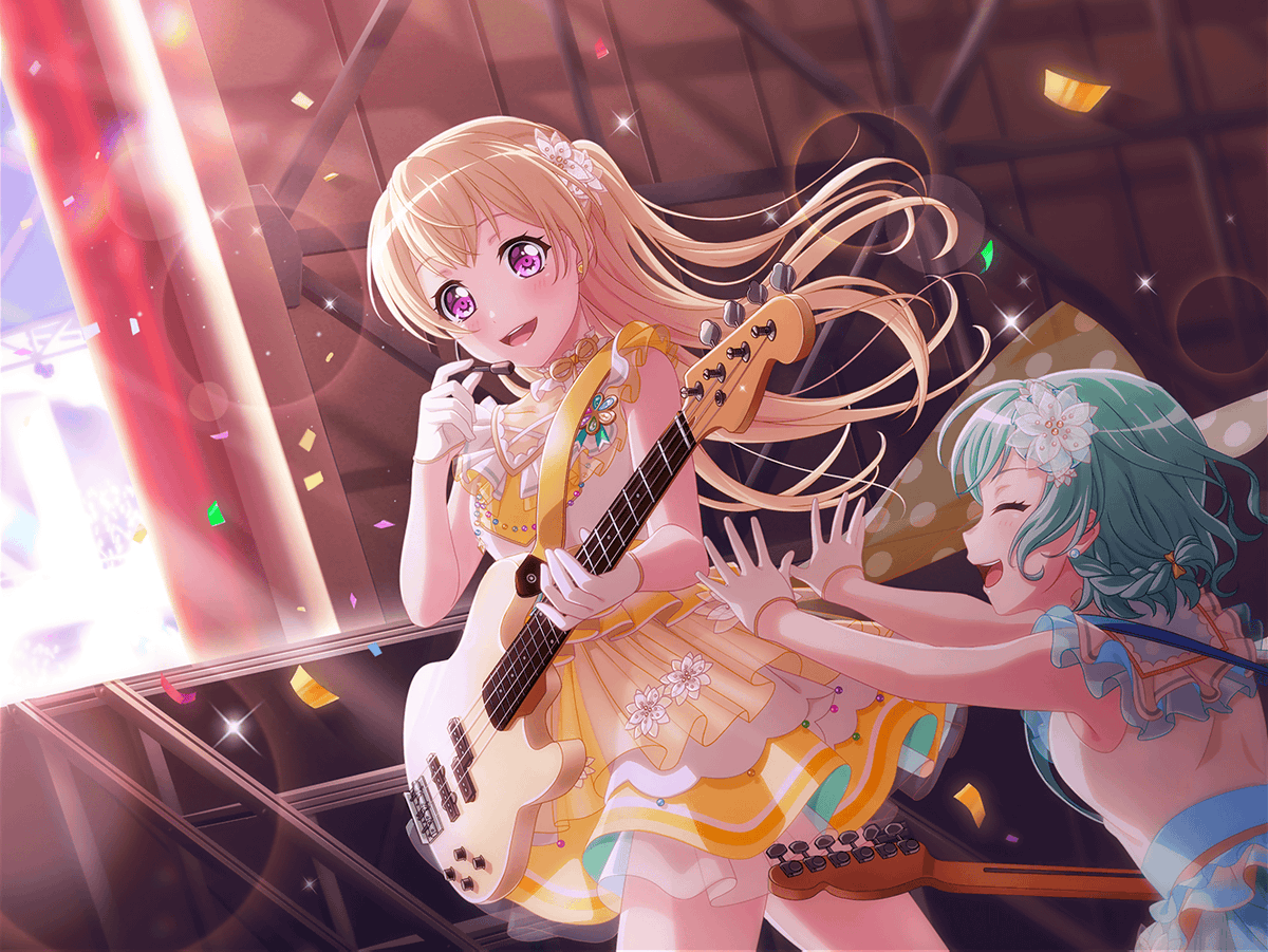 bandori_updates's tweet photo. 6 April is the birthday of Shirasagi Chisato, the bassist for Pastel*Palettes! https://t.co/Inln5gkdcZ