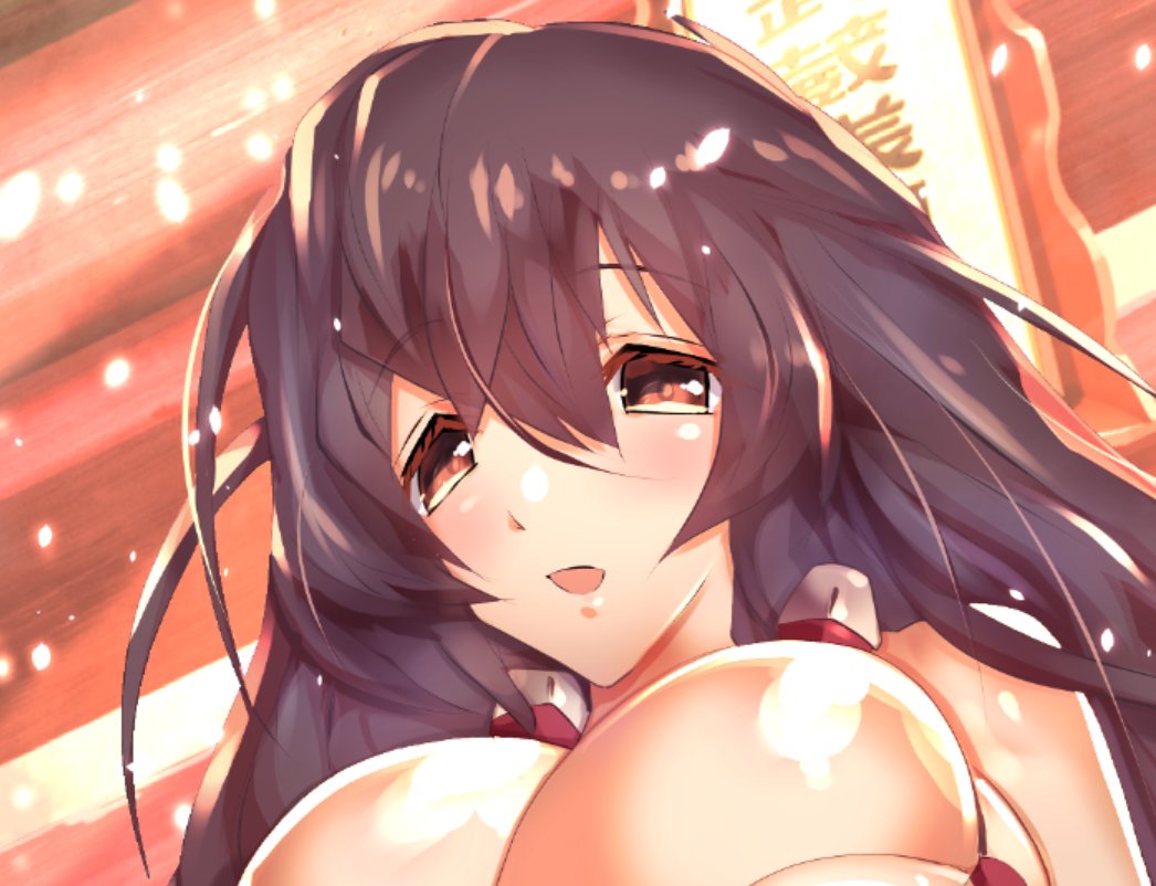 先代博麗の巫女 「こうしてみるとトーリでもあり浅間でもあり、喜美の要素も入ってるとよく解る感で。 」|川上稔のイラスト
