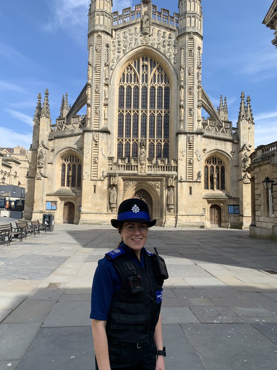 ASPBathNES's tweet image. PCSO Ania has done her first full week on the Bath City Centre Team. Whilst she would have loved to have been able to meet more of the local residents, she’s really pleased that so many of you are following government guidelines and staying at home! #StayHomeSaveLives