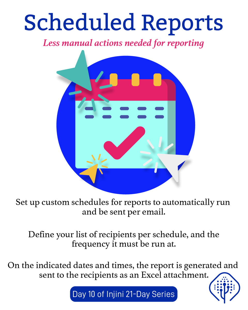 InjiniDigital's tweet photo. 21 Day Injini Series

● Save precious time with scheduled reporting.

Visit our website : https://t.co/R0JQAjd3FL
or follow us on LinkedIn: https://t.co/9p7K2IBq1Z

#yourbusiness #reporting #21daylockdown  #businessintelligence  #crops #cropinsurance #insurance #agriculture https://t.co/EOaqMloeWm