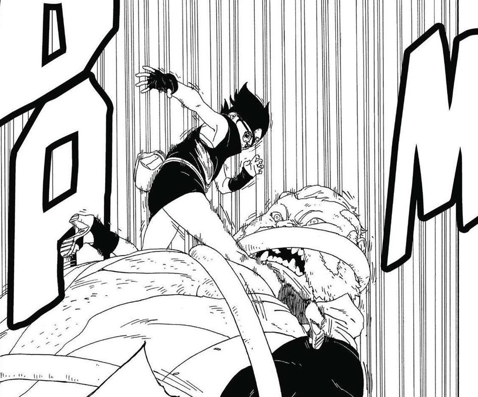 yup.....the intensity is better in Manga but the clothing might be abit too much. Welp Sarada' VA did a good job with the "shanaroooo!". 