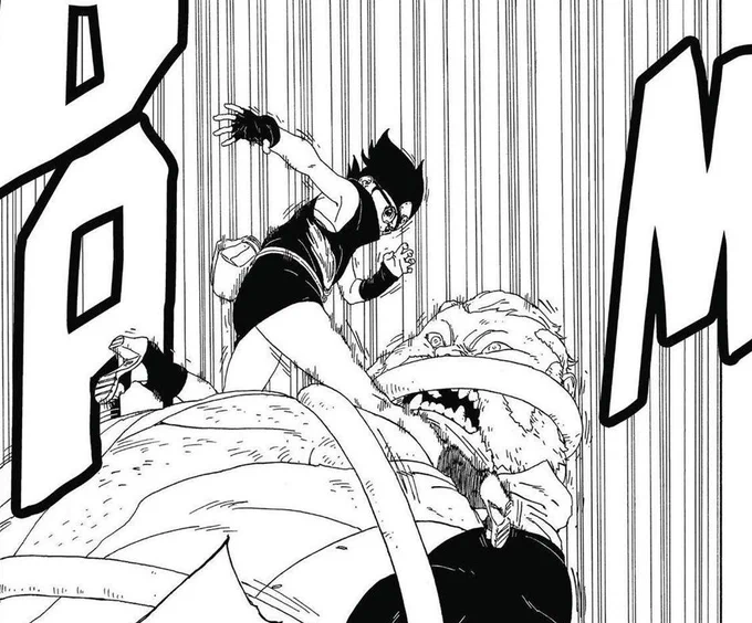 yup.....the intensity is better in Manga but the clothing might be abit too much. Welp Sarada' VA did a good job with the "shanaroooo!". 