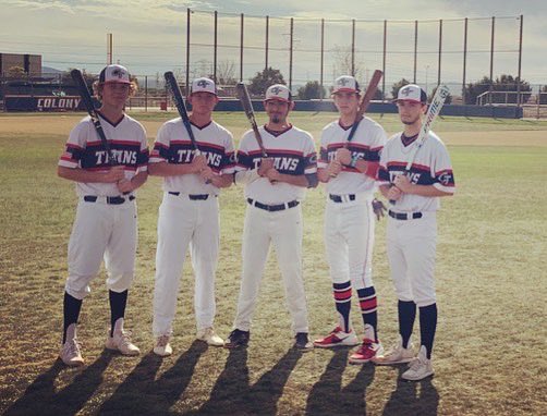 ColonyBaseball's tweet photo. Missing these studs right here! ⚔️💪🏽⚡️#TitanPRIDE #WeAreColony #OKG https://t.co/nGa1P72mdO