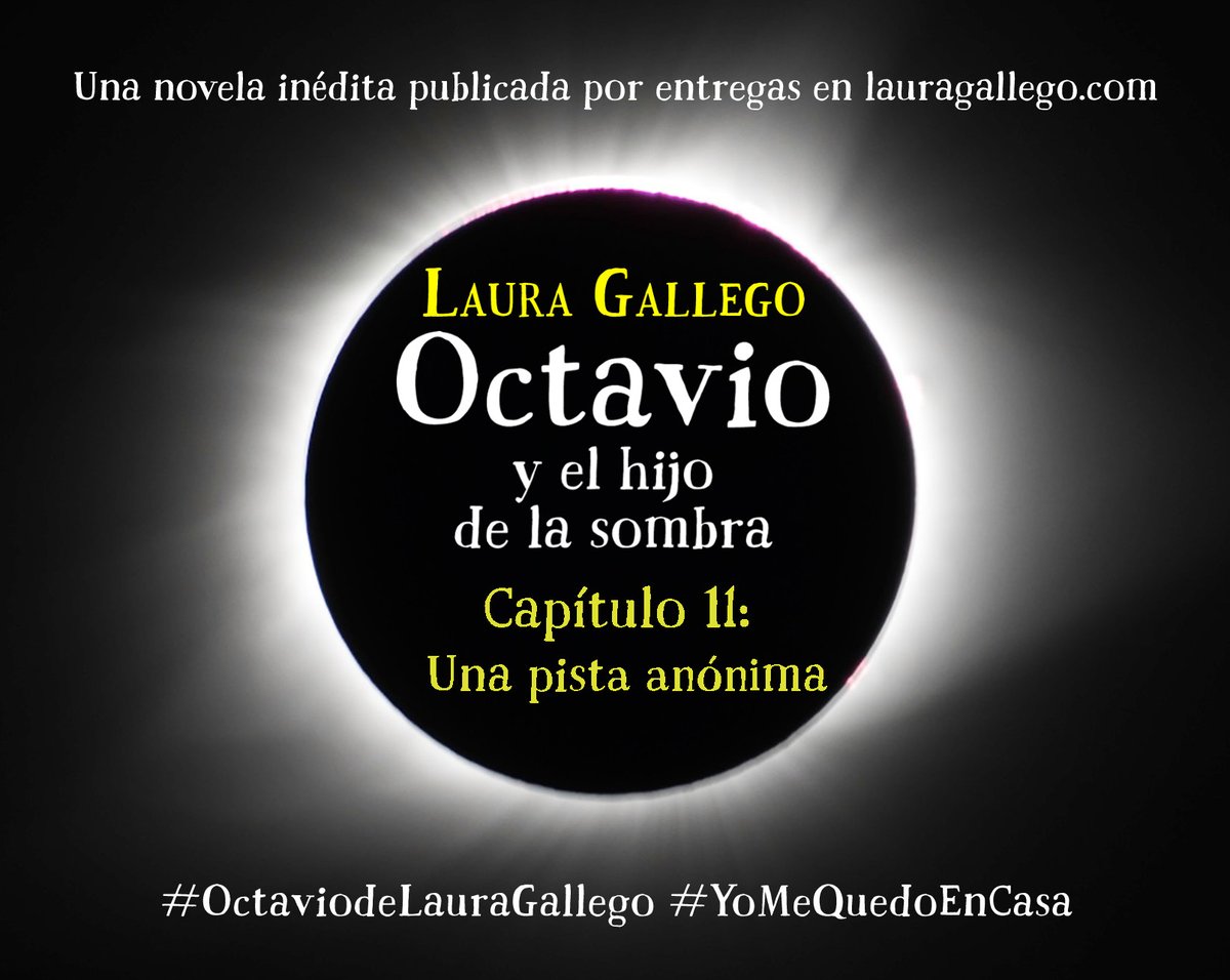 _LauraGallego's tweet photo. Hoy toca nuevo capítulo de OCTAVIO Y EL HIJO DE LA SOMBRA, ¡y cada vez estamos más cerca del final! Una nota anónima... ¿una pista... o una trampa? ✉️👀 ¡Sigue leyendo! 👇
https://t.co/hMsdYivqtS
#OctaviodeLauraGallego #Yomequedoencasaleyendo https://t.co/BX7ekZacch