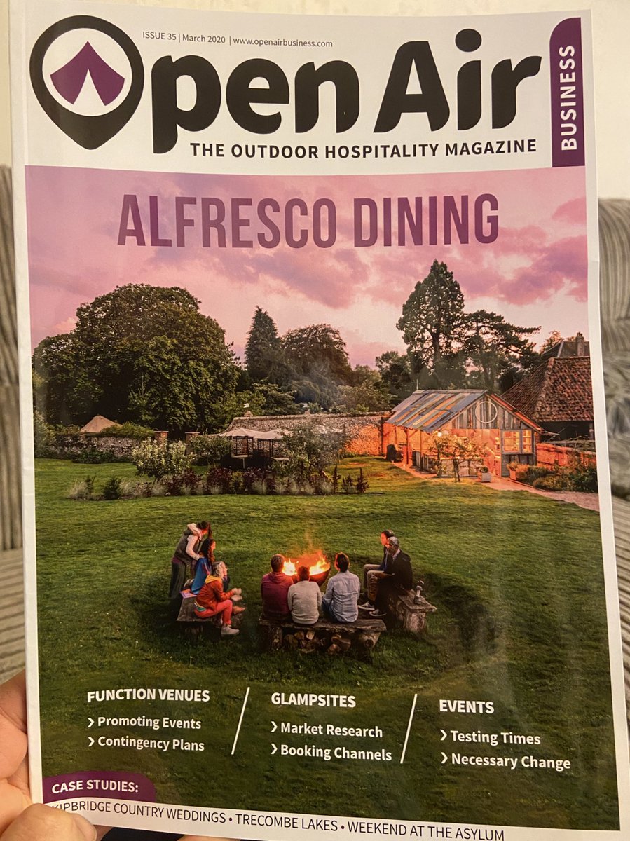 LizardView's tweet photo. Great issue of @openairbusiness magazine this months with lots of #Covid19 tips and hope for the 2021 season. #LizardView. https://t.co/oLMm2W0V0D