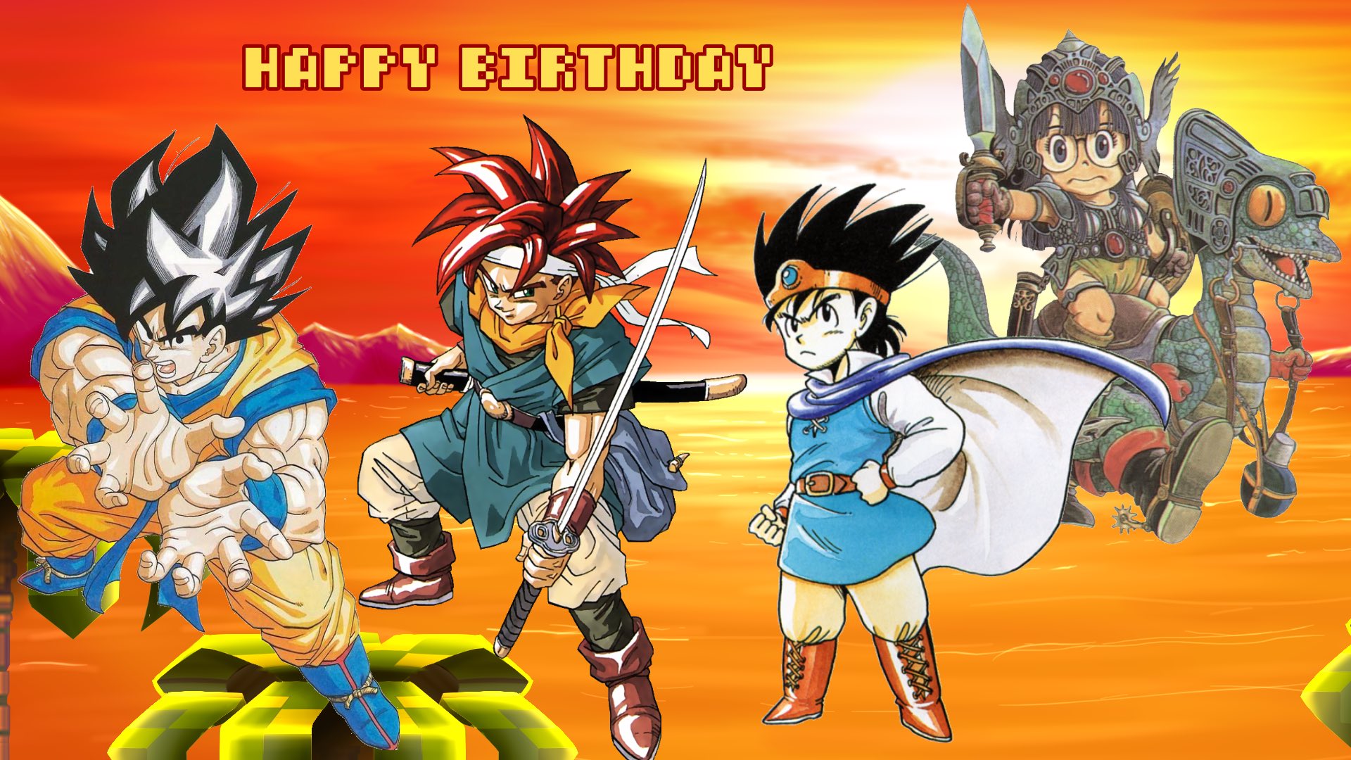 Happy birthday  Akira Toriyama!! 