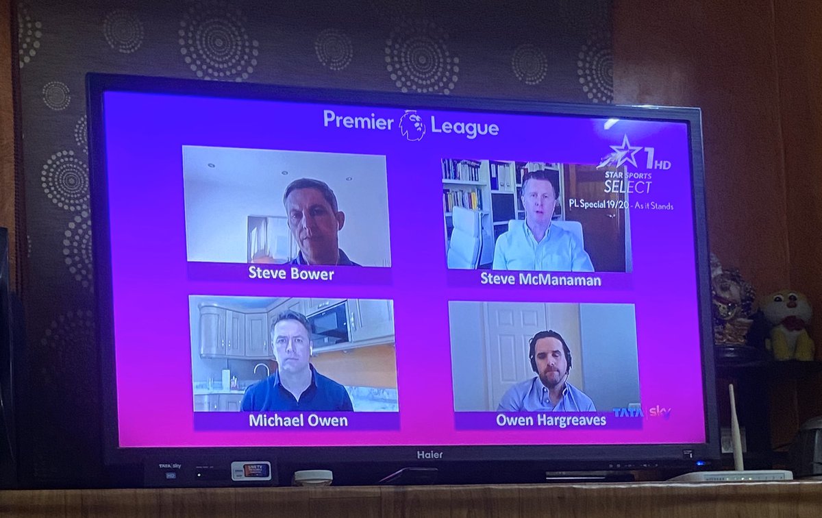 SylvesterTamang's tweet photo. Finally something related to the @premierleague on @StarFootball @StarSportsIndia . Some great discussion out there. @SteveBowercomm @themichaelowen #stevemcmanaman #owenharbreaves #plspecial #epl #starsportsselect https://t.co/C5tbkXlvTK