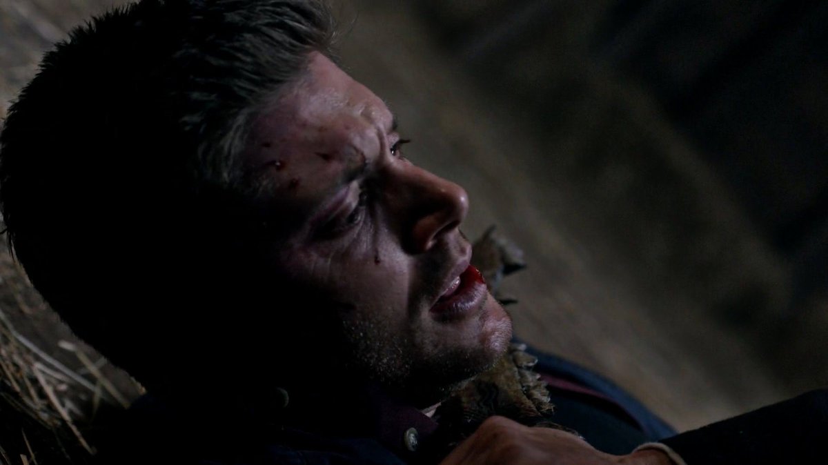 acklesdaiIy's tweet photo. I can see why Jensen loved fighting scene between Dean and Cain so much.

When Dean pleaded Cain to tell him he can stop killing and Cain told him he will never stop - his hope of beating the Mark of Cain crashed and burned, you could see something breaking in Dean at that moment https://t.co/JNWB5xtz3Y