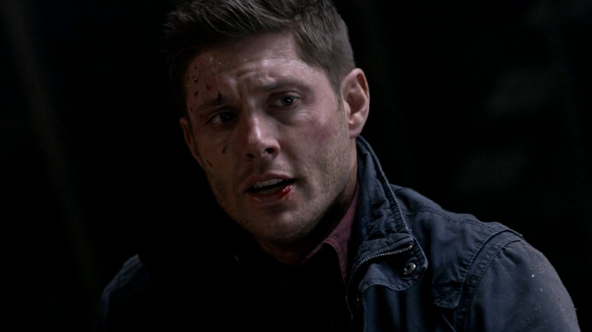 acklesdaiIy's tweet photo. I can see why Jensen loved fighting scene between Dean and Cain so much.

When Dean pleaded Cain to tell him he can stop killing and Cain told him he will never stop - his hope of beating the Mark of Cain crashed and burned, you could see something breaking in Dean at that moment https://t.co/JNWB5xtz3Y