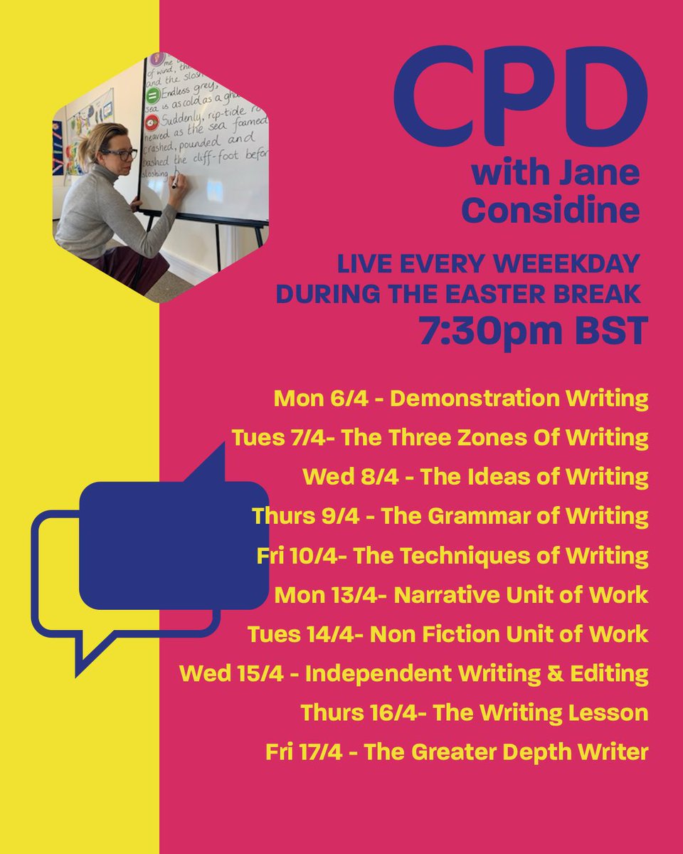 I start my live CPD sessions for teachers tomorrow evening at 7:30pm on my YouTube channel youtube.com/c/thetrainings…. Please come along and join in and think of some good questions. Wine and slippers are advised! NB: Just for grown ups. All free. Pls RT. #teachershelpingteachers