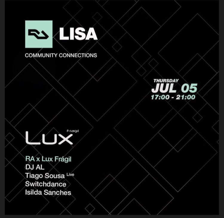 luxfragil's tweet photo. Registo da @residentadvisor de um entardecer menos chuvoso, em Julho de 2018, com sets sentidos de @switchdance_ , #isildasanches e @AlcidesDjal
Memória, hoje no nosso canal YouTube https://t.co/gA2V9zuUTD https://t.co/IHLoJFpahC