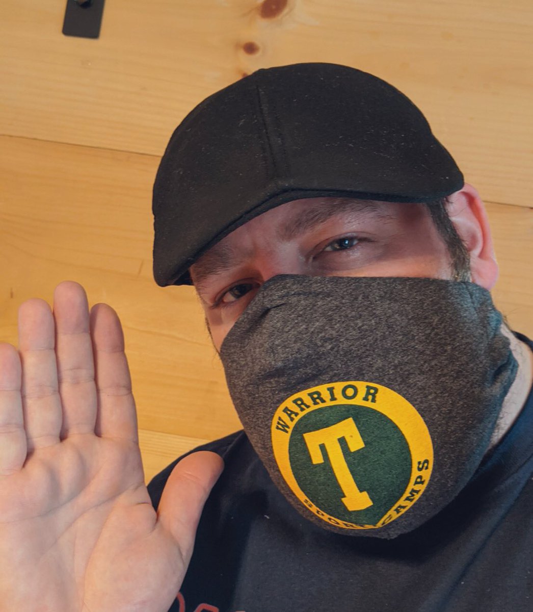 realchefpopp's tweet photo. https://t.co/OGc8oX2Nne CDC recommends masks in public at all times. Got my #tantasqua mask on for safety https://t.co/PMEnLjErUD