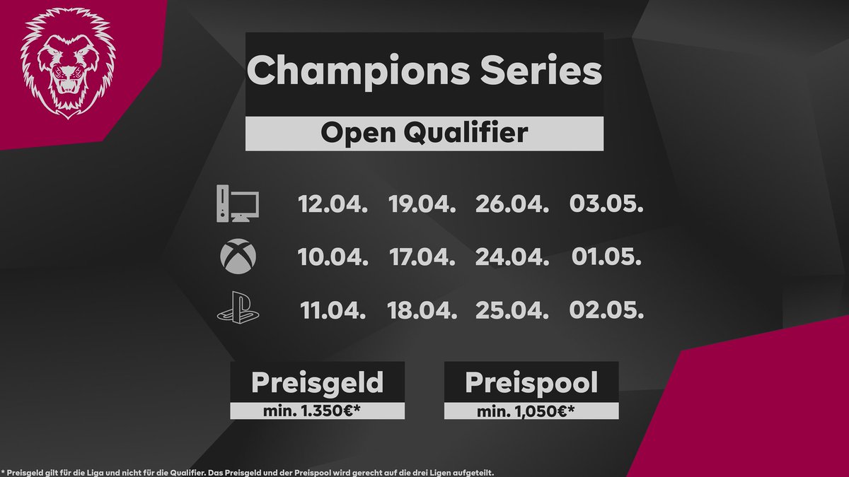 ebattleGG's tweet photo. GERMAN ,,Champions‘‘ SERIES
>>>>>>> https://t.co/0aGsKnyE6A <<<<<<<

Der Ansturm auf die Liga ist unfassbar! Nächstes Wochenende starten wir mit den ersten Qualifikationen. Schnappt euch euer Team und werdet eins der Top 8 Teams in der G,Champions’S🏆
#gcs #r6s #liga #gccup https://t.co/oUzpG8EfhZ