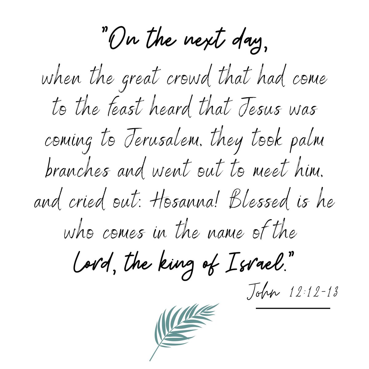 NDHSRiverside's tweet photo. Palm Sunday 🌿 #PalmSunday #PalmSunday2020 https://t.co/jgsx0vyUoN