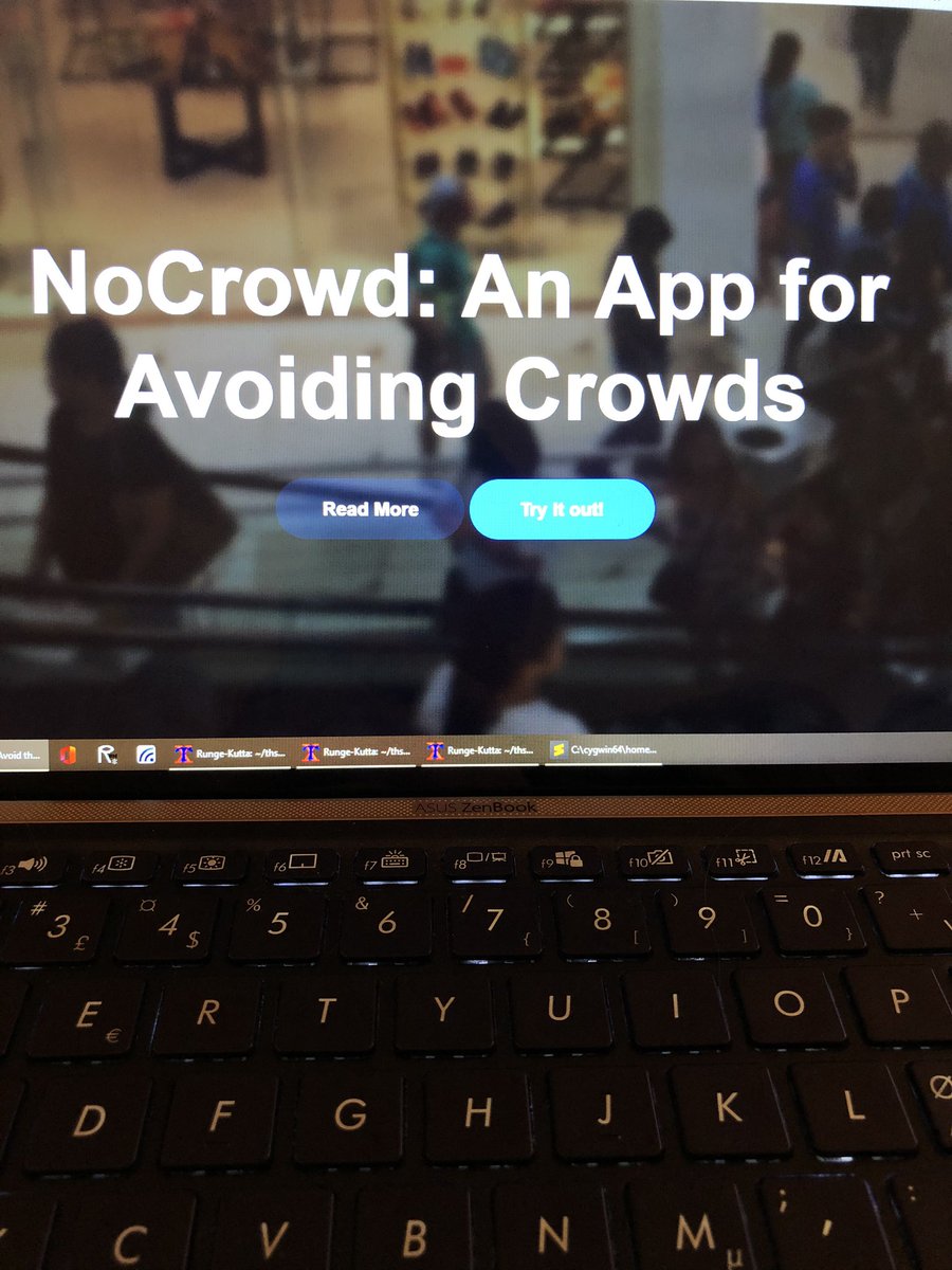 adunk's tweet photo. NoCrowd: an app for avoiding crowds, built for Hack the Crisis Sweden weekend virtual hackathon! @HackForSweden #hackthecrisisswe https://t.co/XIx9uwnQn1