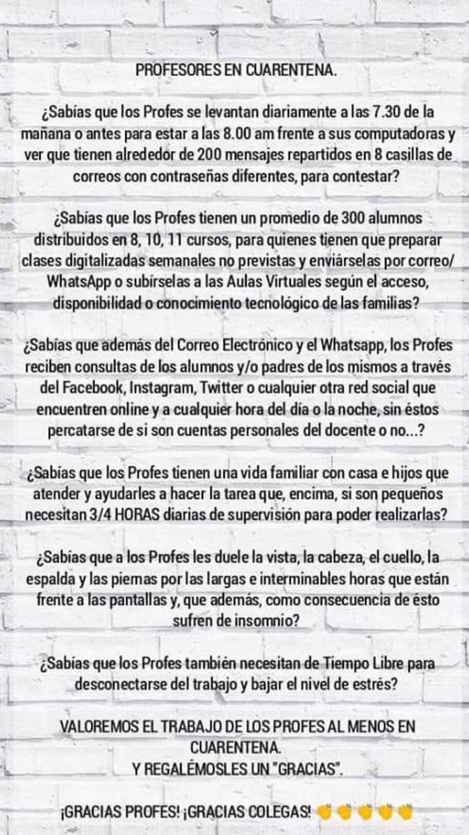 isabelgbueno's tweet photo. #profesencuarentena #profesores #docentesencuarentena https://t.co/pXPUHfYhu0