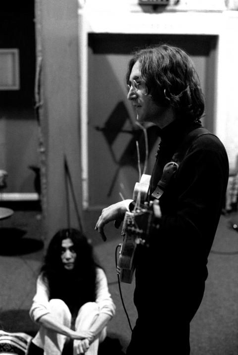 part of that tension might be because john has brought yoko into the studio with him. whatever your opinions on yoko, you cant deny that this fundamentally disrupts the dynamic of the band.also pls remember that john and yoko have been dating for TWO WEEKS ONLY