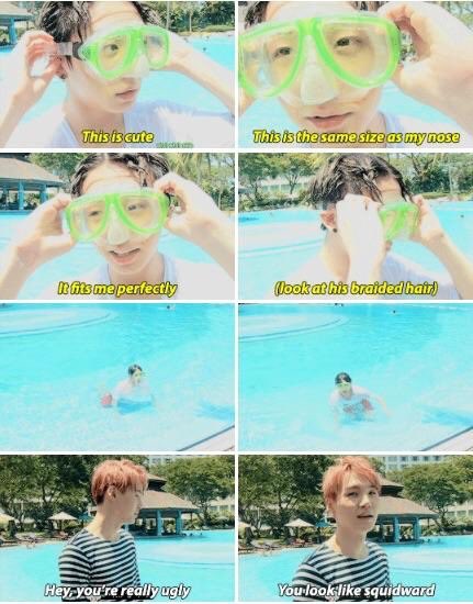 V roasting the hyung line