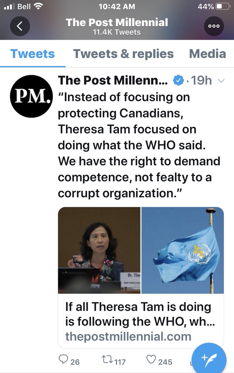 The Post Millennial has a campaign to undermine federal government leaders of the Canadian COVid-19 response, promote Scheer as a viable alternative, and continues to promote debunked “treatments” for the infection.This is why we need internet regulations.