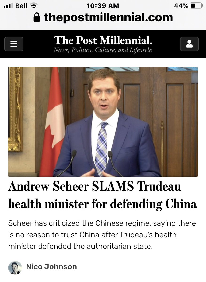 The Post Millennial has a campaign to undermine federal government leaders of the Canadian COVid-19 response, promote Scheer as a viable alternative, and continues to promote debunked “treatments” for the infection.This is why we need internet regulations.