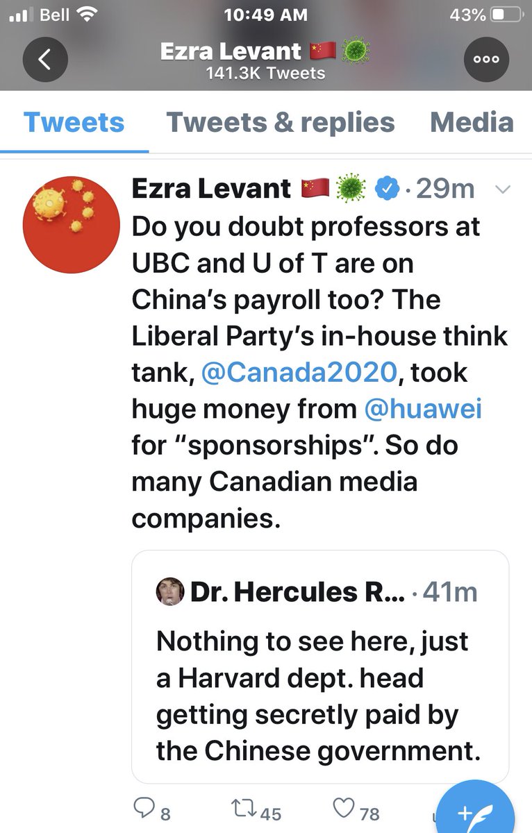 So does Ezra Levant.