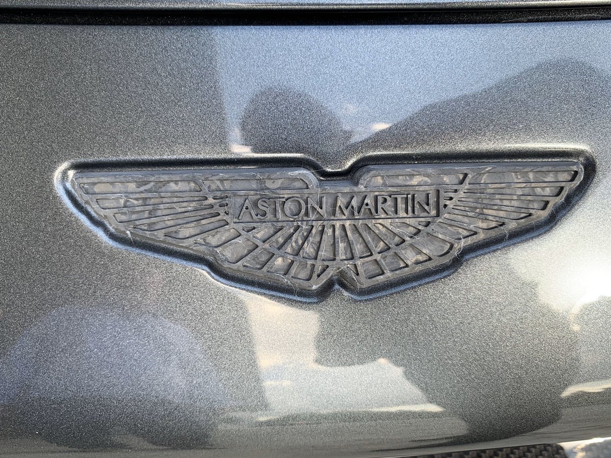 de_engineero's tweet photo. Ok, technically top down, albeit zoomed in. Love the carbon louvre’s on my 2020 vantage and the carbon badges. #astunday be safe out there. https://t.co/fG4JruR957