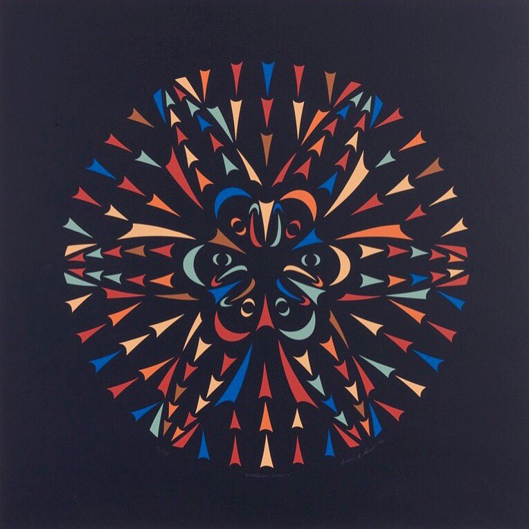 VanArtGallery's tweet photo. #HappyBirthday to pre-eminent Musqueam artist #SusanPoint! In 2017, we were proud to present "Susan Point: Spindle Whorl," the most extensive exhibition of her work to date & the first solo exhibition by a Musqueam artist to be shown at the Gallery. https://t.co/HndVgLWzxG #otd https://t.co/qG9hncTBEC